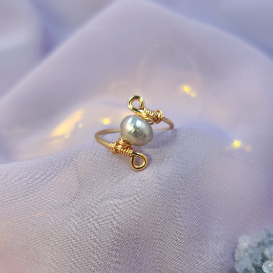 Mystical Ethereal Fairy Pearl Ring