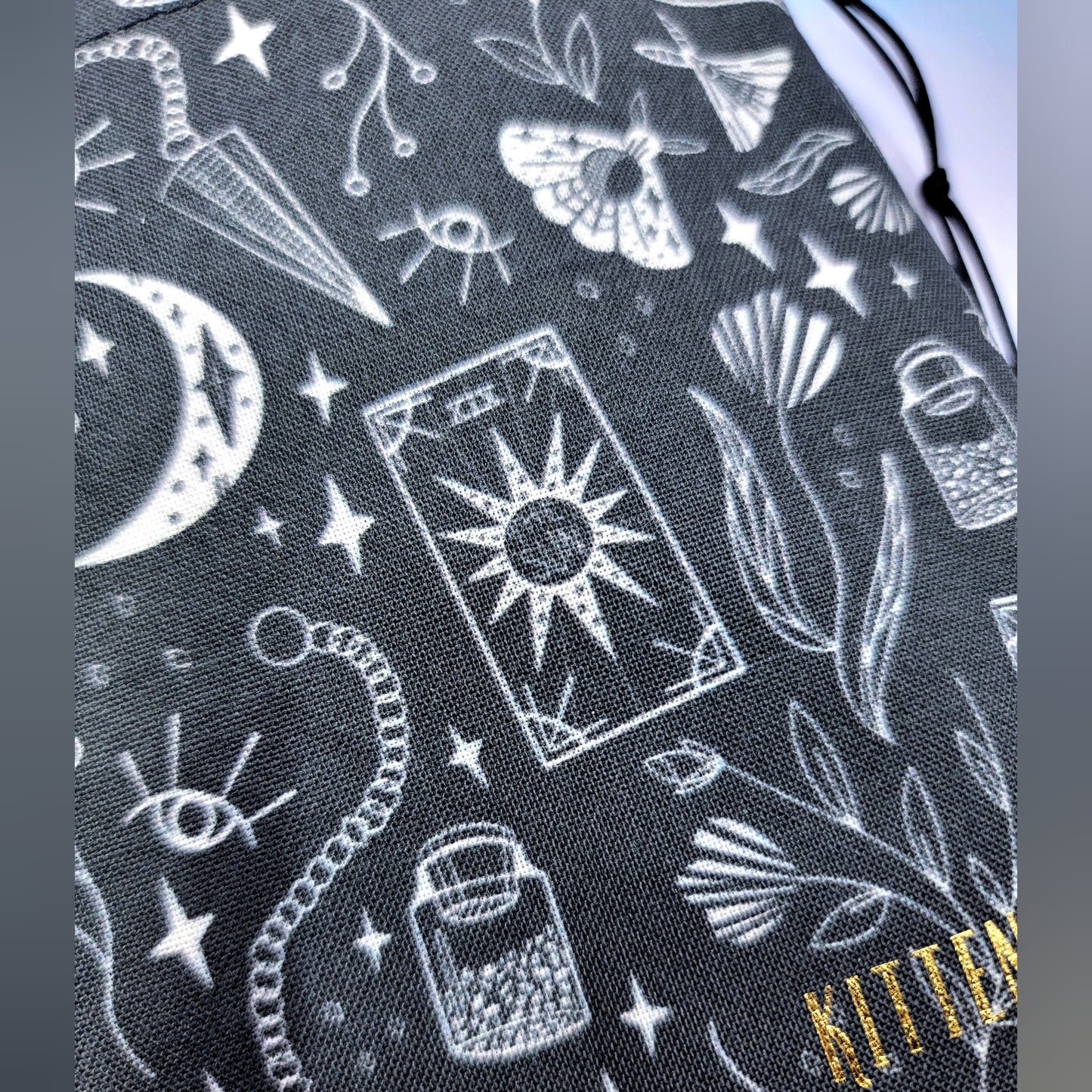 Mystical Divination Witch Goth Trinket Pouch