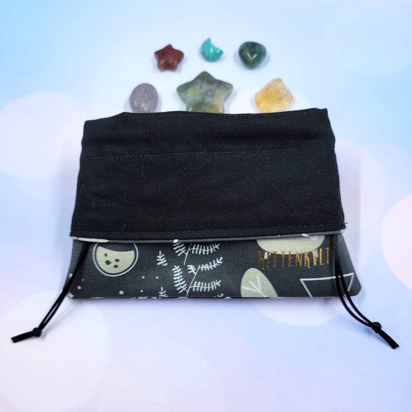 Divination Witch Mystical Whimsy Goth Crystal Pouch