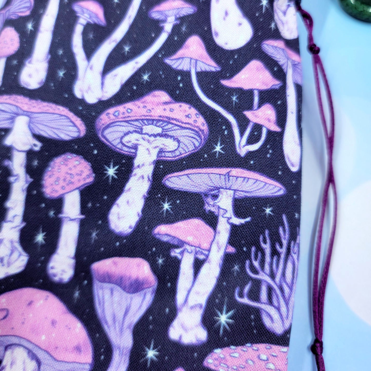 Mystical Witchy Mushroom Tarot Pouch