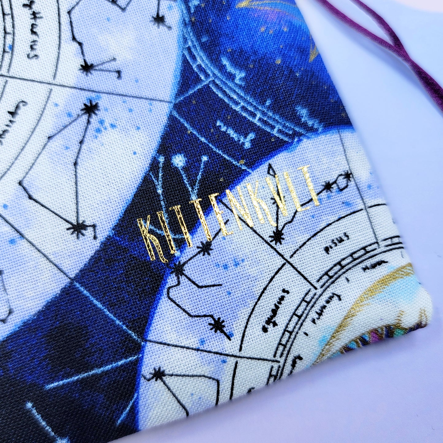 Mystical Witchy Zodiac Cosmic Celestial Trinket Pouch